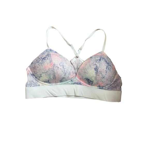 Victoria’s Secret PINK Lace Lightly Lined Bralette Multicolor Size L - Picture 2 of 4